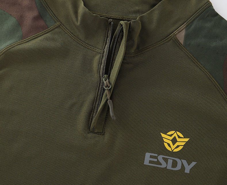 Exclusive ESDY Outdoor Sports Long-sleeve Suit — CP Black — Size S — Alternate View 10