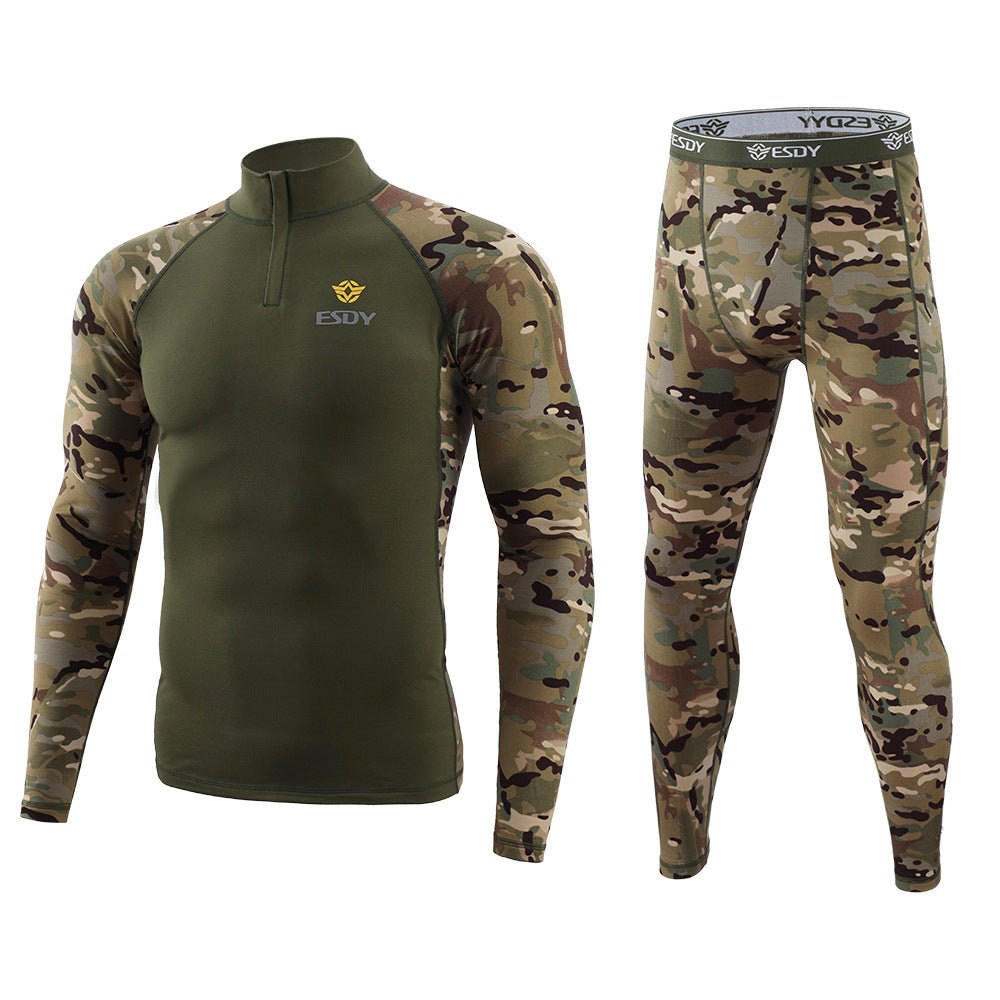 Exclusive ESDY Outdoor Sports Long-sleeve Suit — CP Black — Size S — Alternate View 7