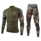 Exclusive ESDY Outdoor Sports Long-sleeve Suit — CP Black — Size S — Lifestyle View