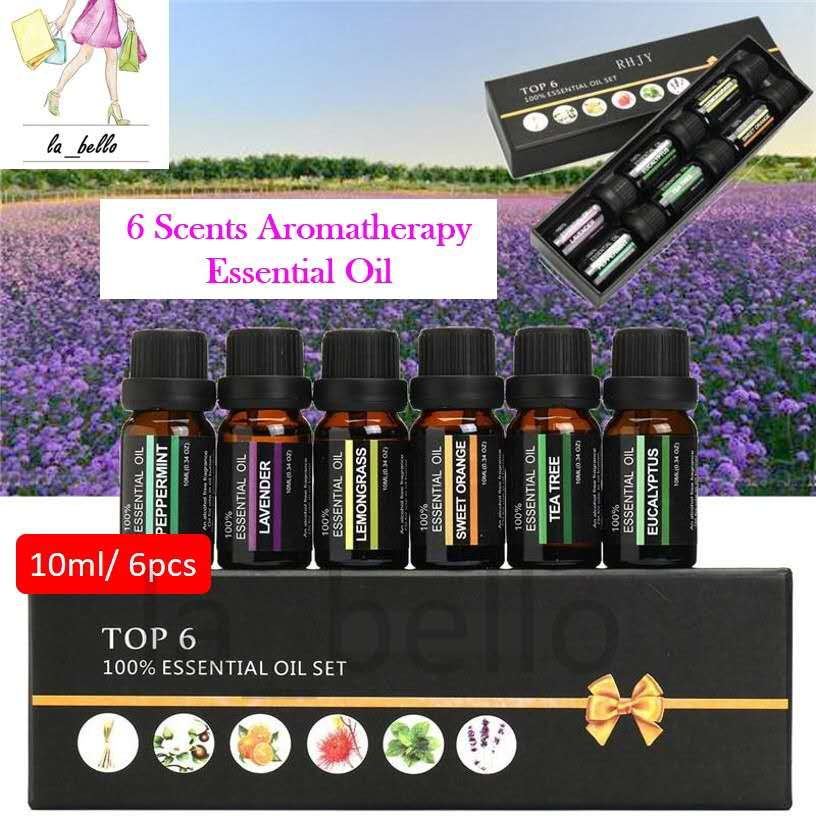 Exclusive Essential oil massage aromatherapy — 6 piece set — Side View