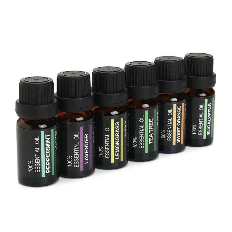 Exclusive Essential oil massage aromatherapy — 6 piece set — Top View