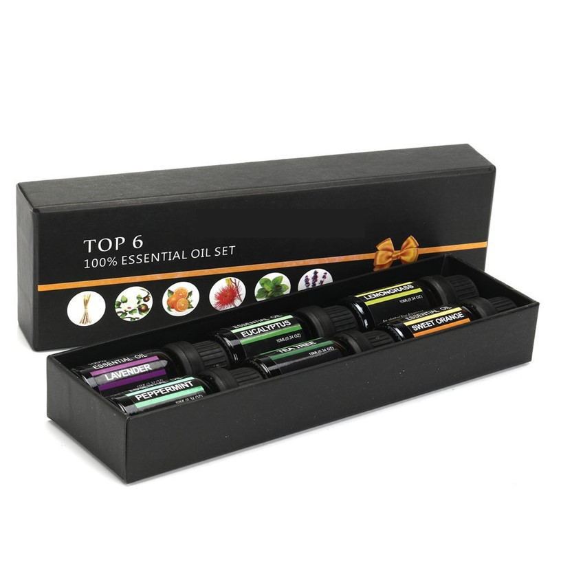 Exclusive Essential oil massage aromatherapy — 6 piece set — Front View