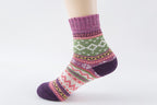 Exclusive Ethnic style cashmere socks women — 5colors set — Alternate View 7