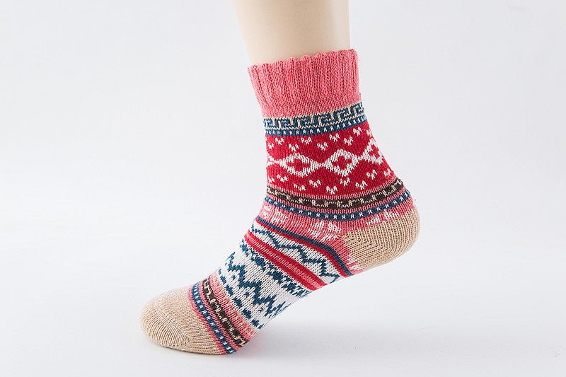 Exclusive Ethnic style cashmere socks women — 5colors set — Alternate View 9