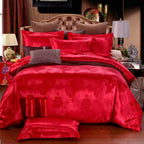Exclusive European Satin Jacquard Bedding Set — Golden Camel — Size 150x200cm two piece suit — Alternate View 7