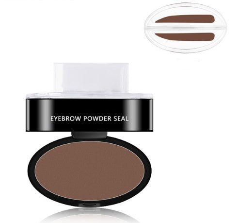 Exclusive Eyebrow Enhancers Stencil Kit — Brown — Size Arch Shape Stamp — Detail View