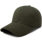 Exclusive Fashion Baseball  Women Hats Men Hats Caps — Army Green — Side View