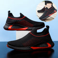 Exclusive Casual Lightweight Running Sports Shoes — Black White — Size Size39 — Front View