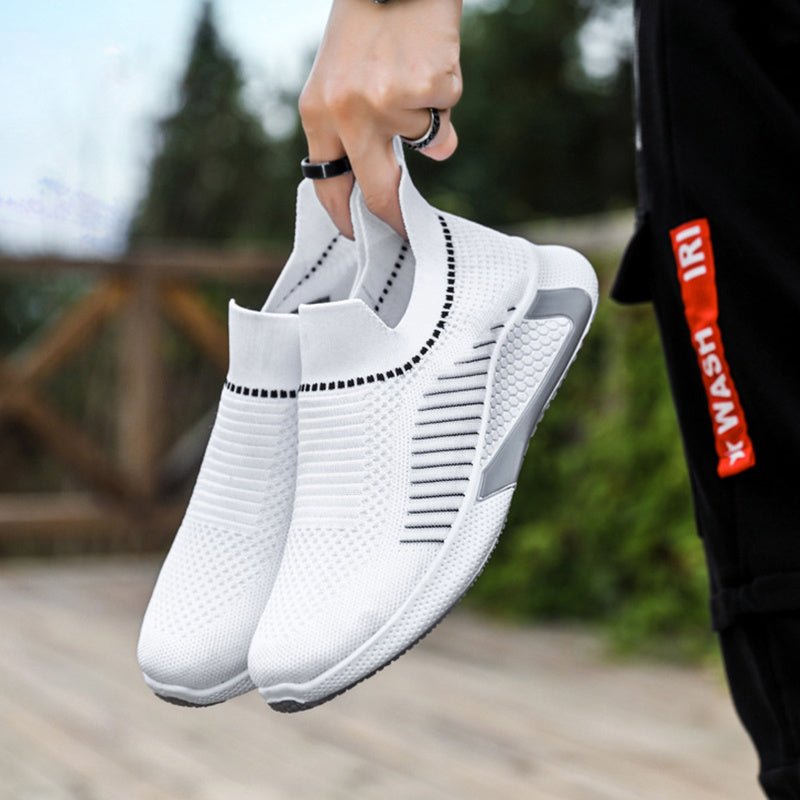 Exclusive Casual Lightweight Running Sports Shoes — Black White — Size Size39 — Alternate View 8