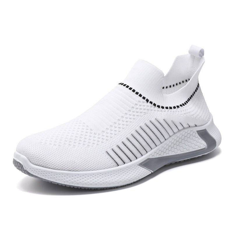 Exclusive Casual Lightweight Running Sports Shoes — Black White — Size Size39 — Detail View