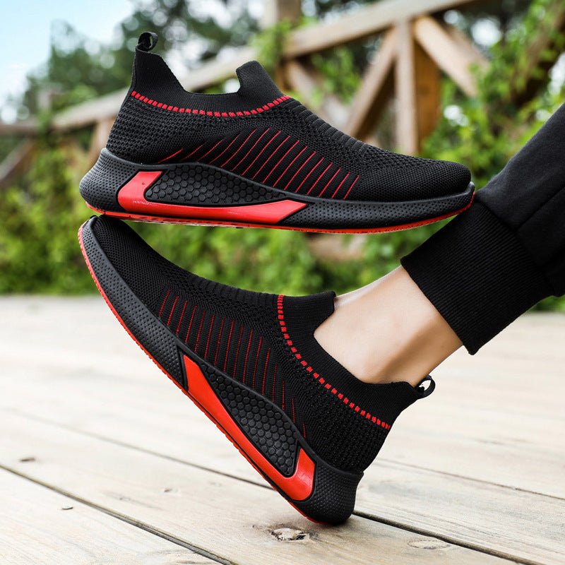 Exclusive Casual Lightweight Running Sports Shoes — Black White — Size Size39 — Alternate View 10