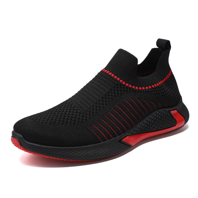 Exclusive Casual Lightweight Running Sports Shoes — Black White — Size Size39 — Top View