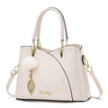 Exclusive High-End Elegant Shoulder Bag | Trendy All-Matching Purse — Black — Front View