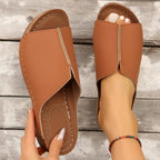 Exclusive Fashion Solid Wedge Sandals — White — Size Size36 — Alternate View 8