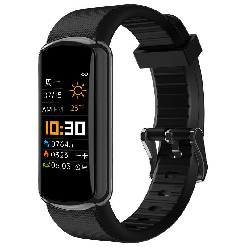 Exclusive Fashion Sports Electronic Watches — Black — Size USB — Side View