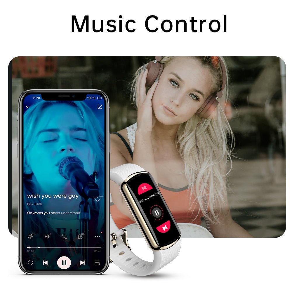 Exclusive Fashion Sports Electronic Watches — Black — Size USB — Back View