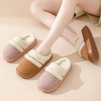 Exclusive Fashion Warm Cotton Slippers For Women — Beige — Size 36to37 — Alternate View 13