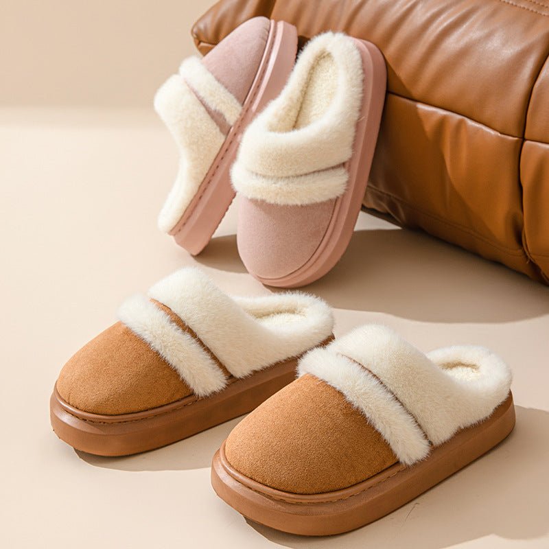 Exclusive Fashion Warm Cotton Slippers For Women — Beige — Size 36to37 — Alternate View 7