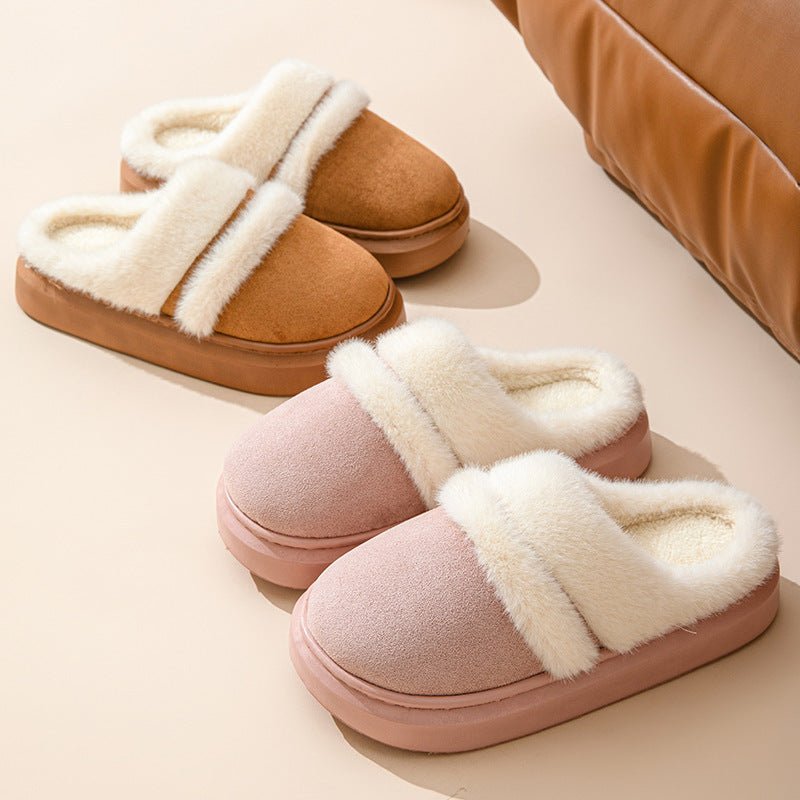 Exclusive Fashion Warm Cotton Slippers For Women — Beige — Size 36to37 — Alternate View 8