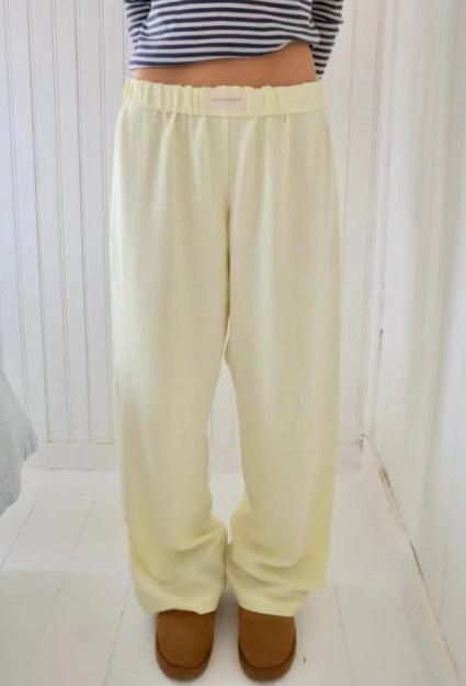 Exclusive Fashion Y2K Striped Straight Trousers Summer Elastic High Waist Wide Leg Pants For Women — Blue — Size L — Alternate View 8