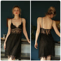 Exclusive Fashionable home wear short skirt pajamas — White — Size L — Front View
