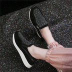 Exclusive Female Knitted Vulcanized Shoes — Black — Size 35 — Alternate View 9