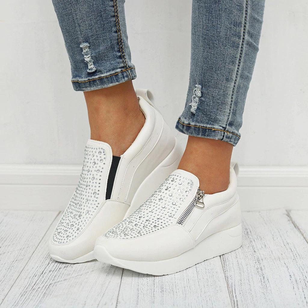 Exclusive Female Knitted Vulcanized Shoes — Black — Size 35 — Alternate View 7
