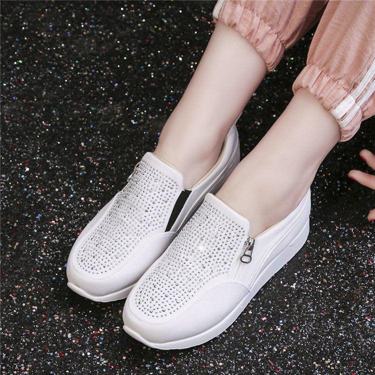Exclusive Female Knitted Vulcanized Shoes — Black — Size 35 — Alternate View 10