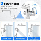 Exclusive Filter Gun Top Spray Shower Set — Top Spray Shower — Alternate View 7