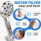 Exclusive Filter Gun Top Spray Shower Set — Top Spray Shower — Side View
