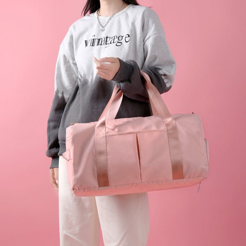 Exclusive Fitness Sports Travel Bag For Women And Men — Black — Size L — Detail View