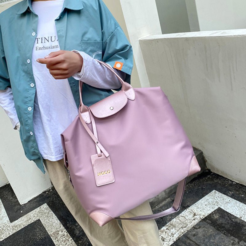 Exclusive Fitness Travel Bags For Women — Purple — Side View