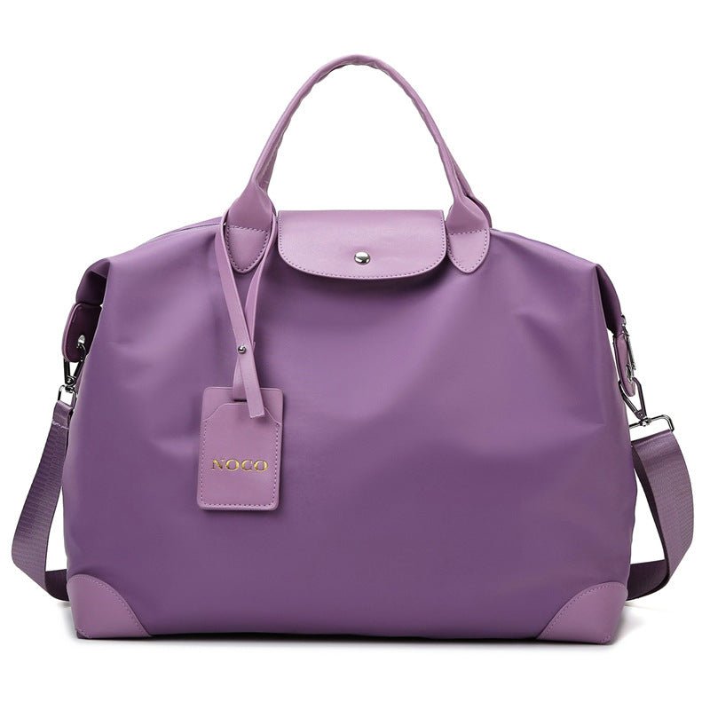 Exclusive Fitness Travel Bags For Women — Purple — Detail View