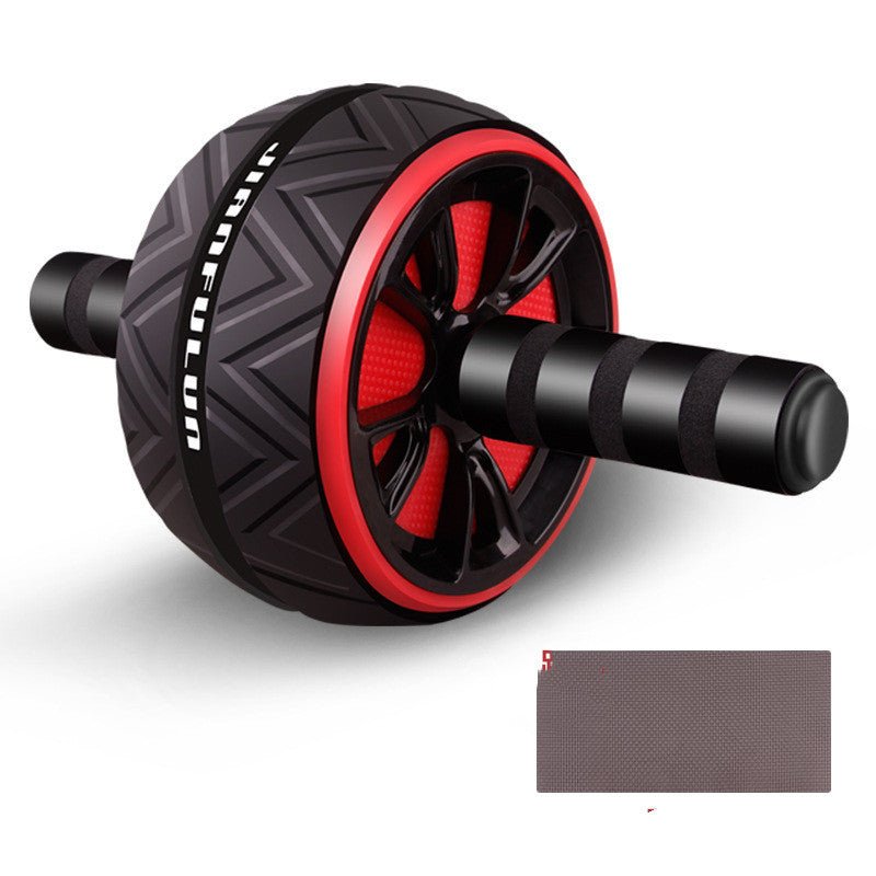 Exclusive Fitness Wheel For Men And Women — Black Red — Top View