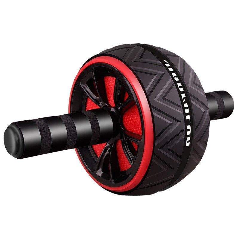 Exclusive Fitness Wheel For Men And Women — Black Red — Back View