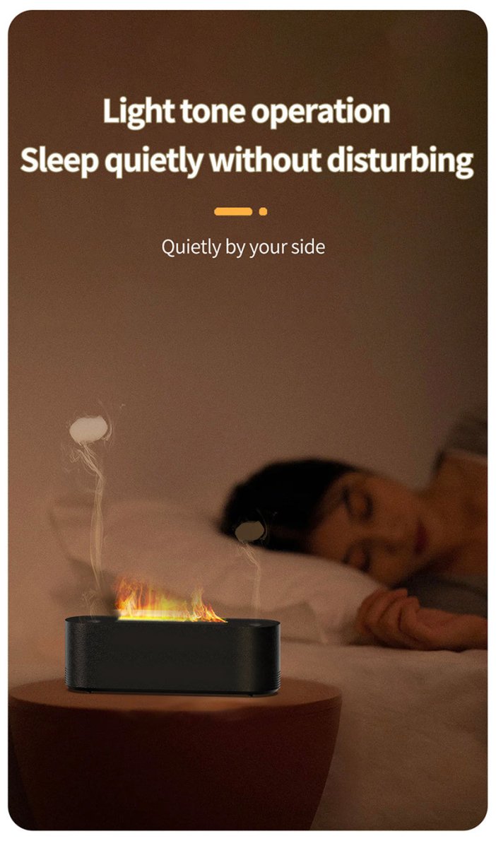 Exclusive Ultrasonic 7 Colors Aroma Diffuser — Black — Size USB — Alternate View 18