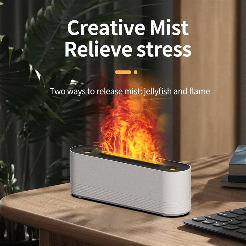 Exclusive Ultrasonic 7 Colors Aroma Diffuser — Black — Size USB — Alternate View 7
