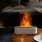 Exclusive Ultrasonic 7 Colors Aroma Diffuser — Black — Size USB — Front View