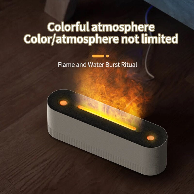 Exclusive Ultrasonic 7 Colors Aroma Diffuser — Black — Size USB — Detail View