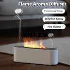 Exclusive Ultrasonic 7 Colors Aroma Diffuser — Black — Size USB — Side View
