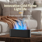 Exclusive Ultrasonic 7 Colors Aroma Diffuser — Black — Size USB — Top View