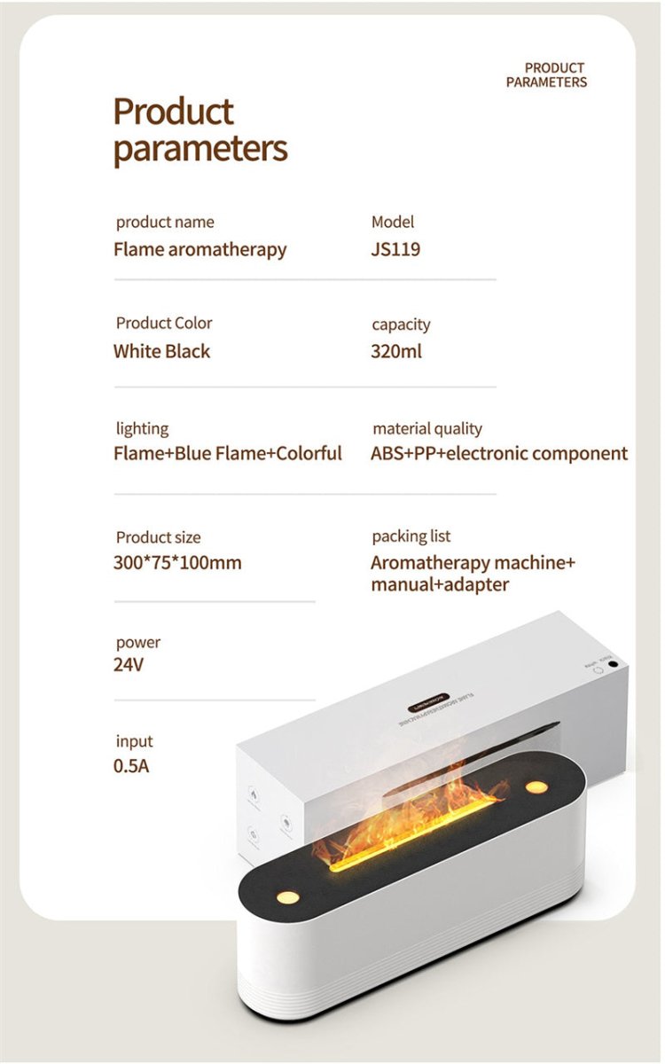 Exclusive Ultrasonic 7 Colors Aroma Diffuser — Black — Size USB — Alternate View 20