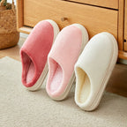 Exclusive Fleece-lined Thickened Cotton Slippers Platform — Pink — Size 36or37 — Alternate View 12