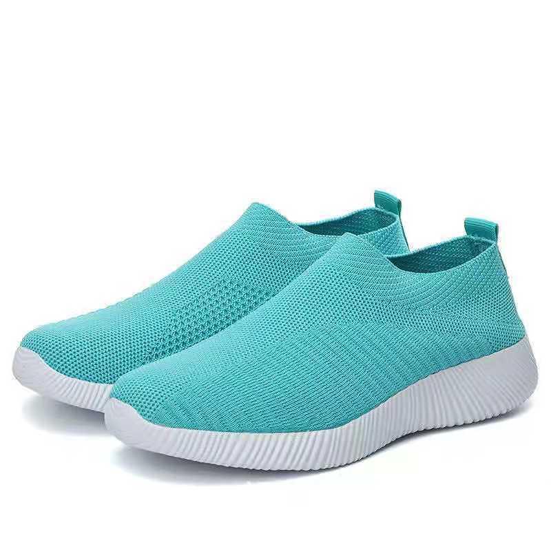 Exclusive Flying Knit Sneakers Men | Lightweight Running Shoes — Black — Size 39 — Alternate View 8