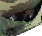 Exclusive Portable folding fishing stool & hiking backpack — Camouflage — Back View