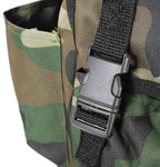 Exclusive Portable folding fishing stool & hiking backpack — Camouflage — Detail View