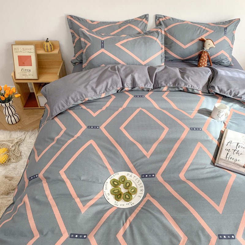 Exclusive Cute Cartoon Bed Sheet Set | Soft & Stylish Four-Piece — 1 Style — Size 150x200cm 3pcs — Alternate View 11