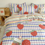 Exclusive Cute Cartoon Bed Sheet Set | Soft & Stylish Four-Piece — 1 Style — Size 150x200cm 3pcs — Top View