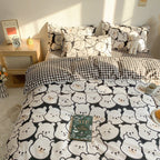 Exclusive Cute Cartoon Bed Sheet Set | Soft & Stylish Four-Piece — 1 Style — Size 150x200cm 3pcs — Detail View