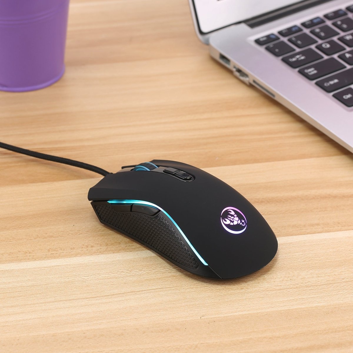 Exclusive Gaming USB Luminous Wired Keyboard with RGB Backlight — T20 BLACK — Alternate View 7